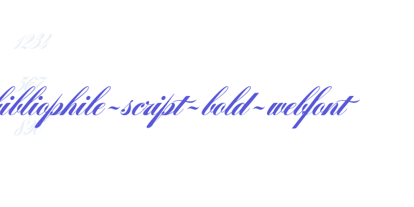 bibliophile-script-bold-webfont font free