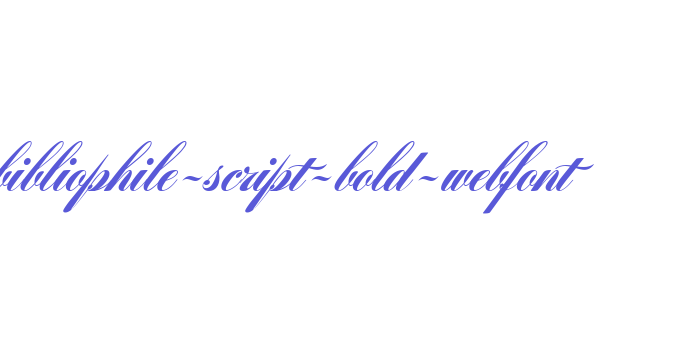 bibliophile-script-bold-webfont Font Download