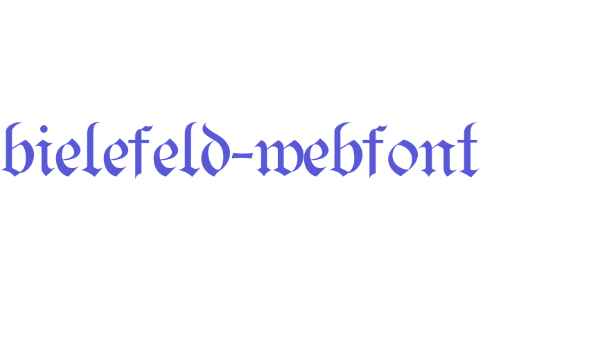 bielefeld-webfont Font Download