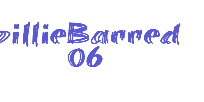 billieBarred 06 Font Download