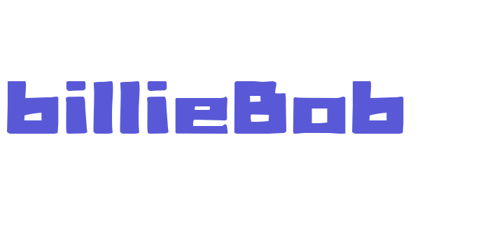 billieBob Font Download