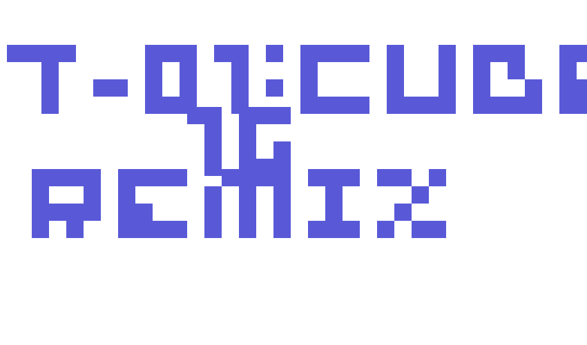 bit-01:cube 16 remix Font Download