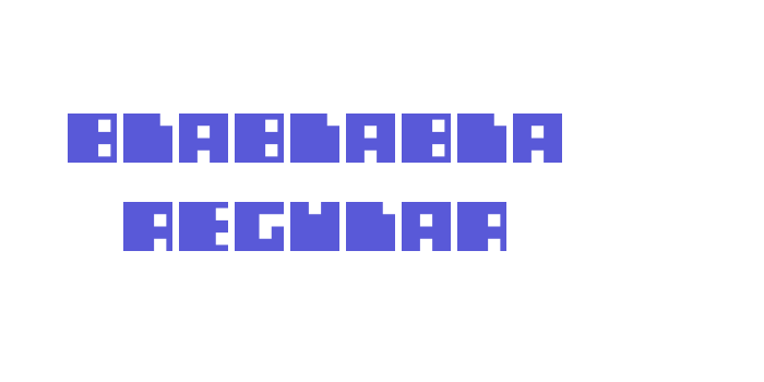 blablabla Regular Font Download