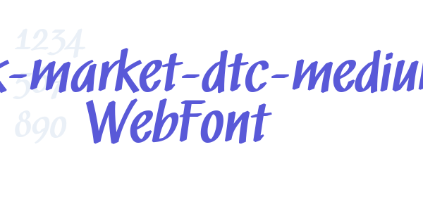 black-market-dtc-medium WebFont font