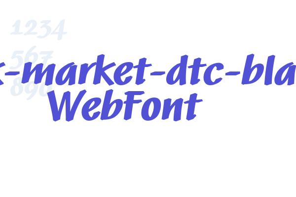 black-market-dtc-black WebFont Font Download