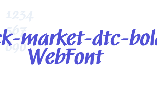 black-market-dtc-bold WebFont