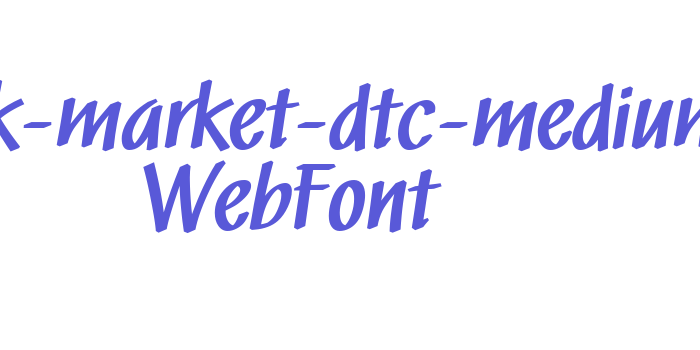 black-market-dtc-medium WebFont Font Download