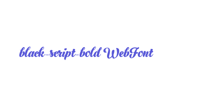 black-script-bold WebFont Font Download