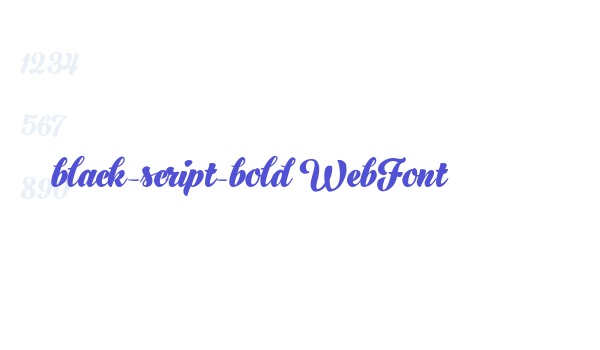 black-script-bold WebFont font download