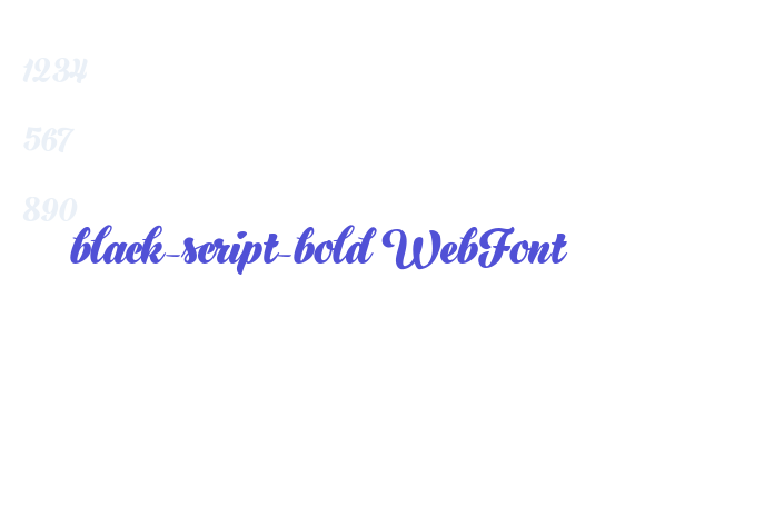 black-script-bold WebFont font download