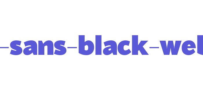 blacker-sans-black-webfont Font Download