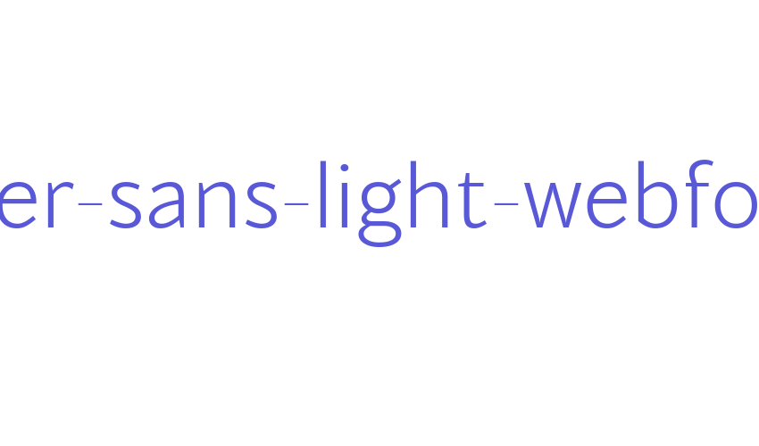 blacker-sans-light-webfont Font Download