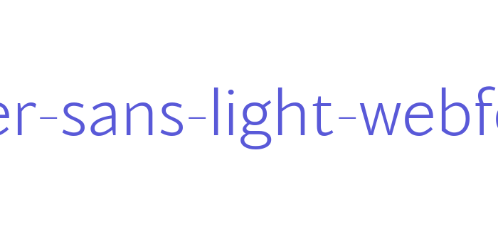 blacker-sans-light-webfont Font Download