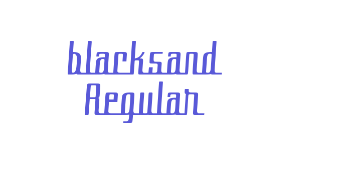 blacksand Regular Font Download