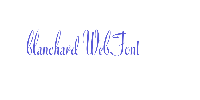 blanchard WebFont Font Download