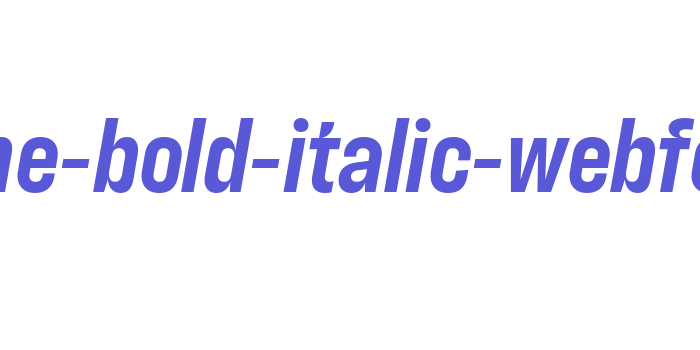 blimone-bold-italic-webfont Font