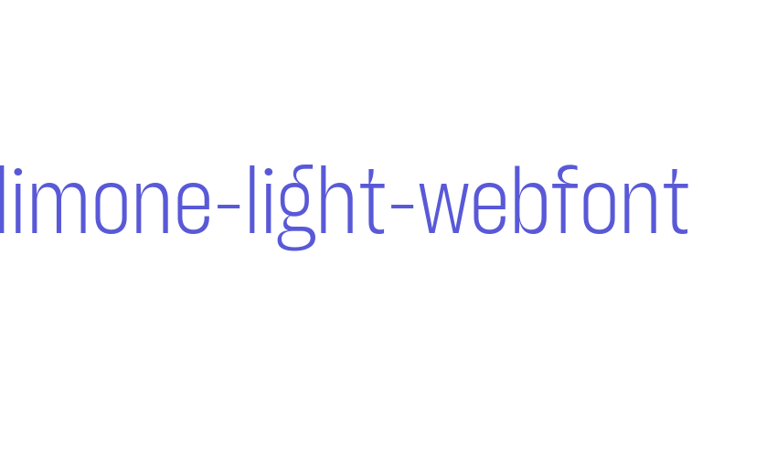 blimone-light-webfont Font Download