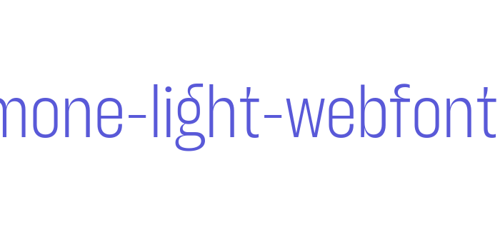 blimone-light-webfont Font