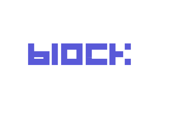 block Font