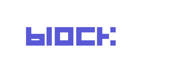 block Font Download