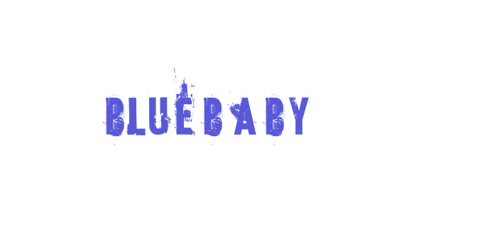 blueBaby Font Download