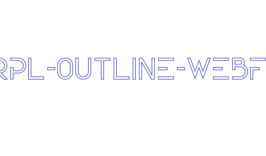 blupurpl-outline-webfont Font