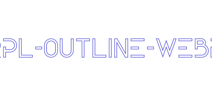 blupurpl-outline-webfont Font Download