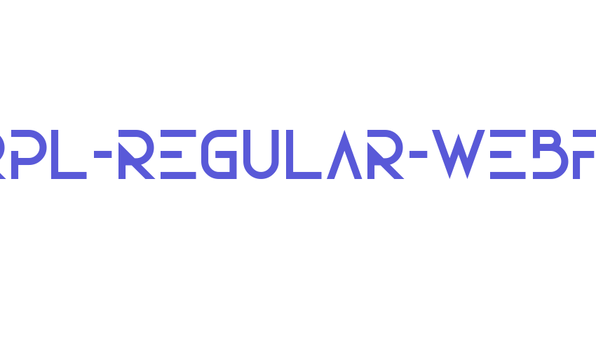 blupurpl-regular-webfont Font