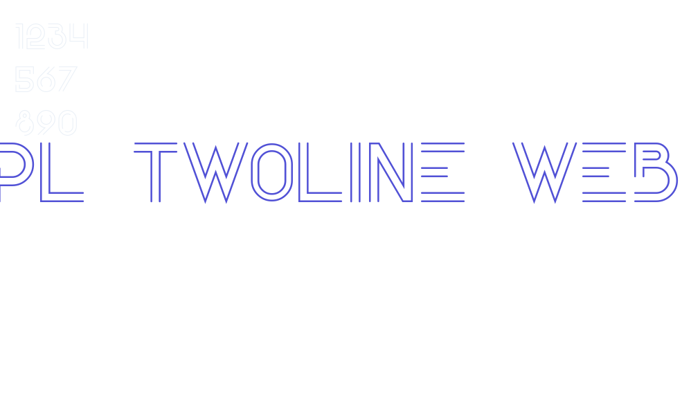 blupurpl-twoline-webfont-font-download