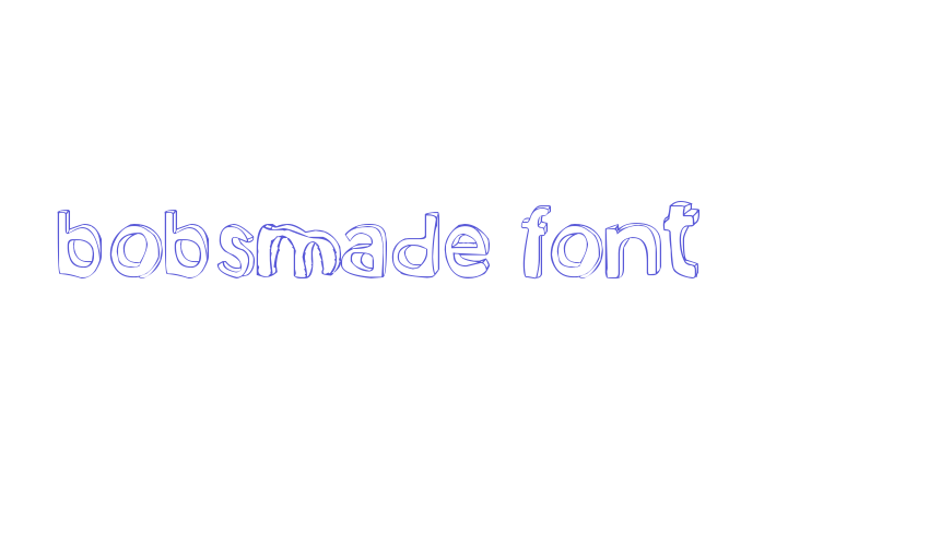 bobsmade font Font