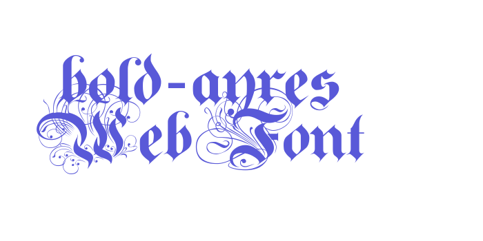 bold-ayres WebFont Font Download