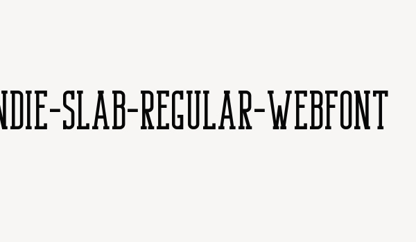 bondie-slab-regular-webfont Font