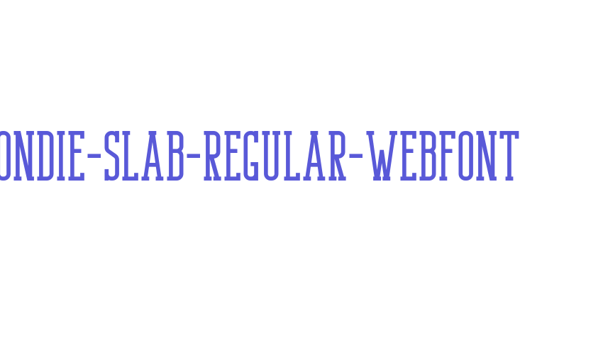 bondie-slab-regular-webfont Font