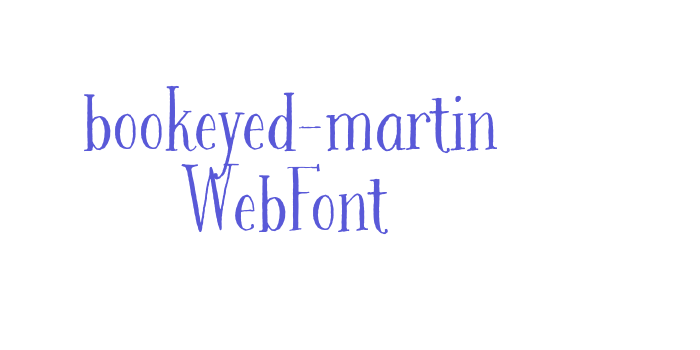 bookeyed-martin WebFont Font Download