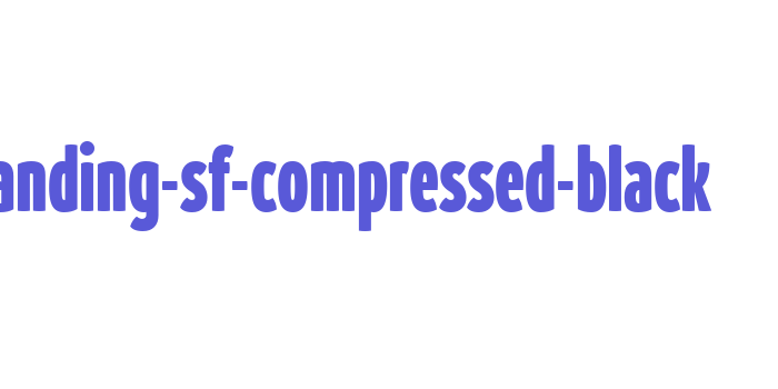 branding-sf-compressed-black Font Download