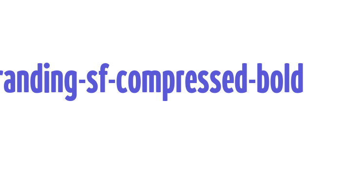 branding-sf-compressed-bold Font Download