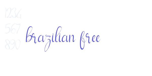 brazilian free font