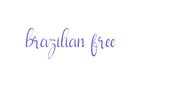 brazilian free Font