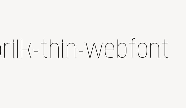 brilk-thin-webfont Font