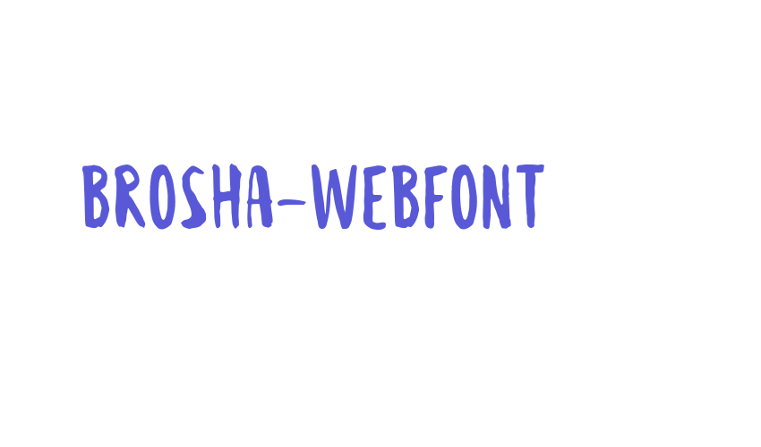 brosha-webfont Font