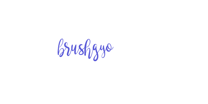 brushgyo Font Download