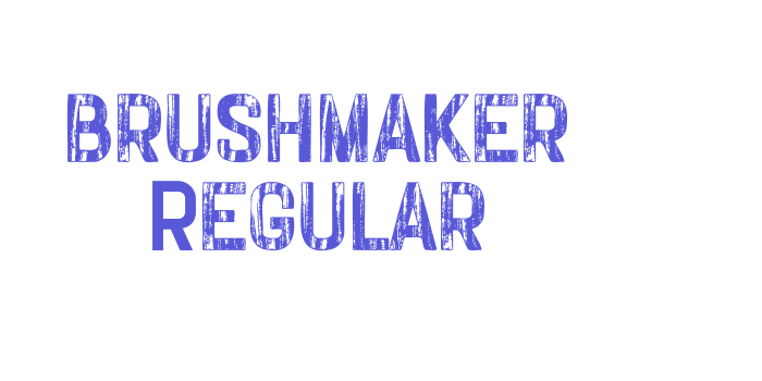 brushmaker Regular Font Download