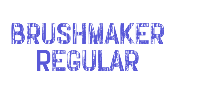 brushmaker Regular Font