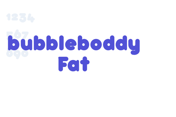 bubbleboddy Fat Font Download