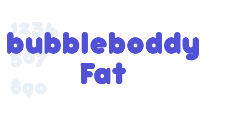 bubbleboddy Fat-font-download