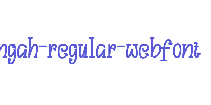 bungah-regular-webfont Font Download