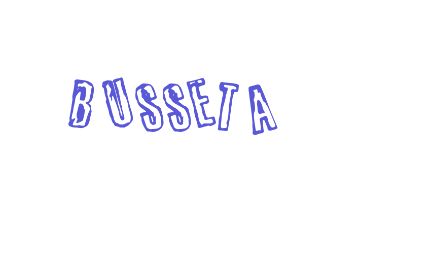 busseta Font Download