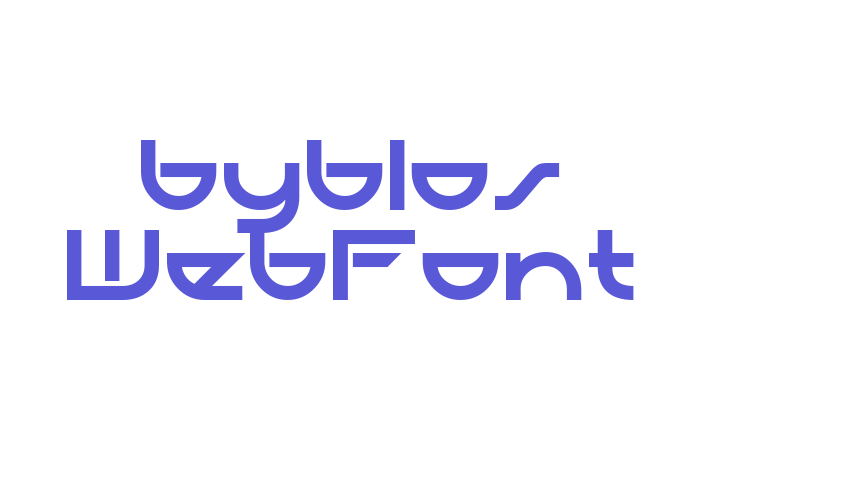 byblos WebFont Font Download