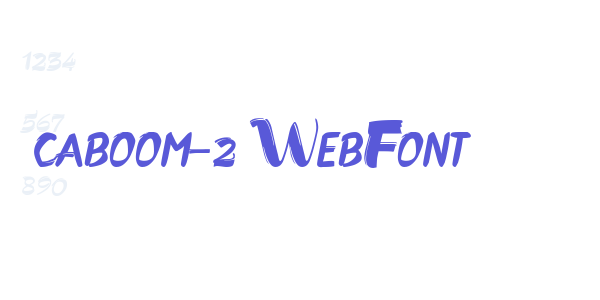 caboom-2 WebFont font