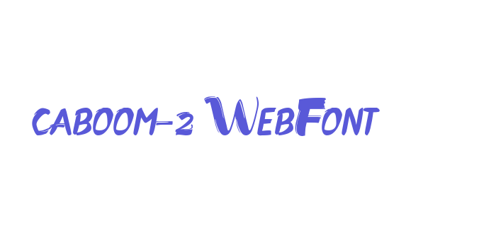 caboom-2 WebFont Font Download